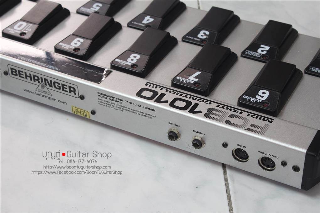 Behringer FCB1010 Midi Foot Controller : บุญตู่ Guitarshop