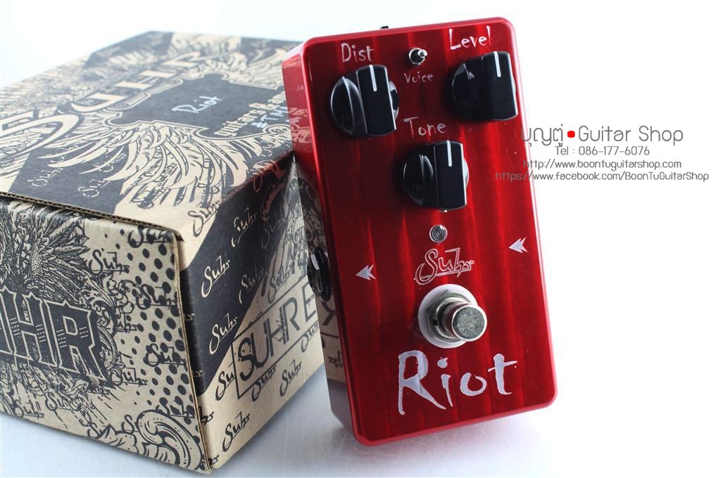 Suhr Riot Crimson Red Limited Edition Distortion : บุญตู่