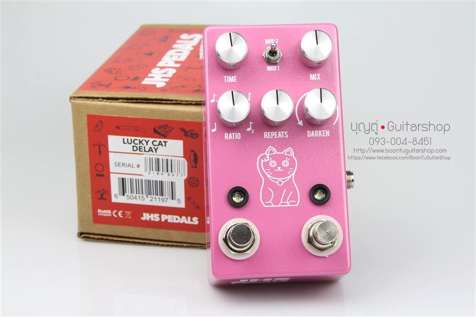 週末値下げ　JHS Lucky Cat Delay JHS Lucky Cat Tape/Digital Delay Pedal | Sweetwater